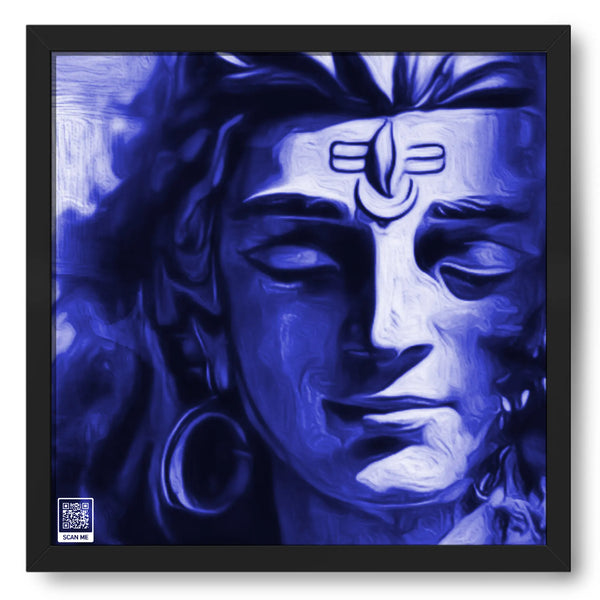 Shiva Artwork With Scannable Code Of YouTube Song