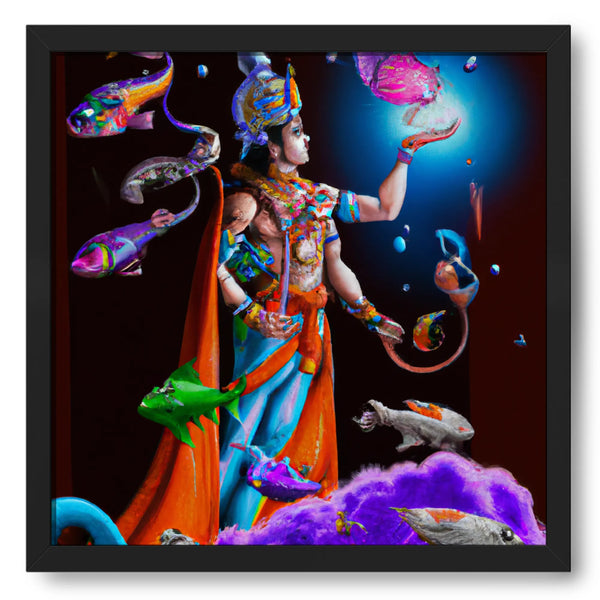 Vishnu in The Cosmic Ocean