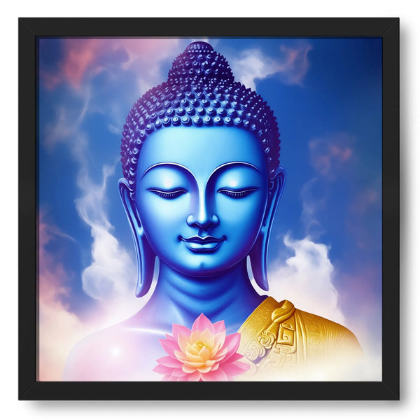Lord Buddha With Lotus Flower
