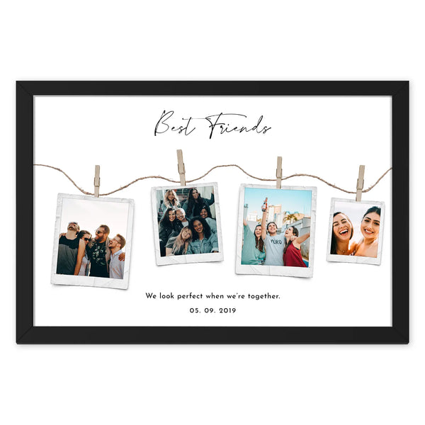 Personalized Picture Collage With Custom Name & Message