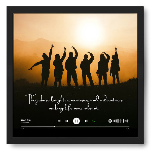 Personalised Spotify Music Plaque - Full Image