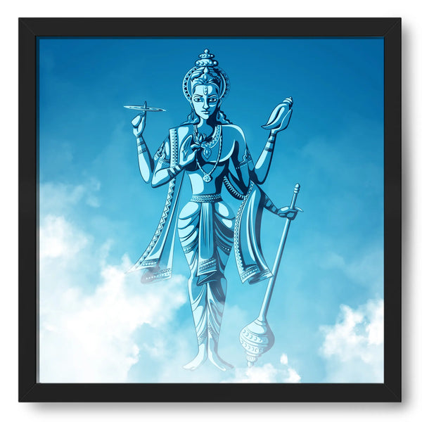 Bhagwan Vishnu In Blessing Pose