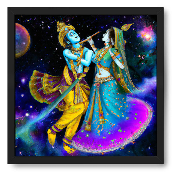 Depicting Radha Krishna In Multiverse