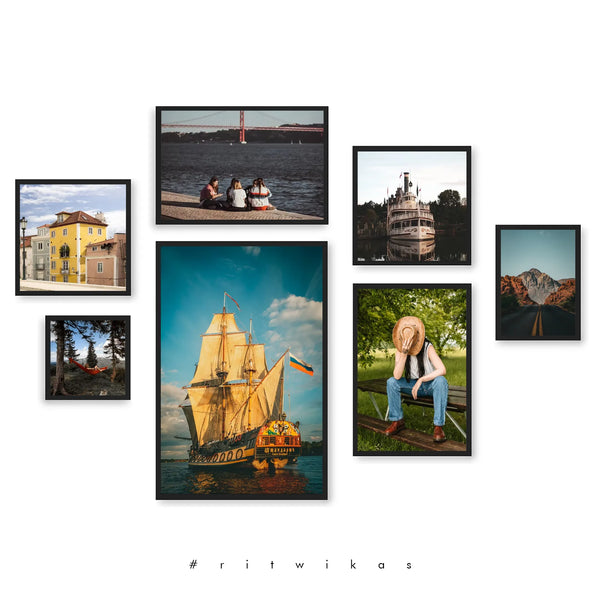 Personalized Photo Prints Collage Set of 7
