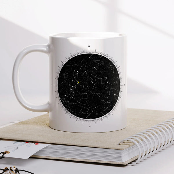 Starry Night Coffee Mug with Personalized Spotify Code - IV