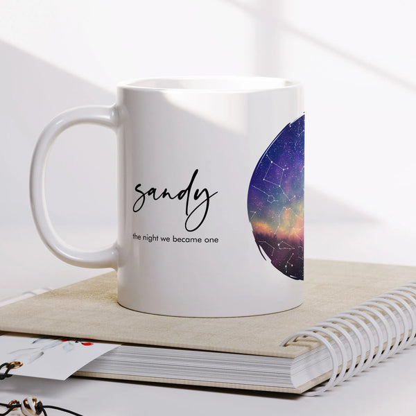Personalized Mug with Star Map - II