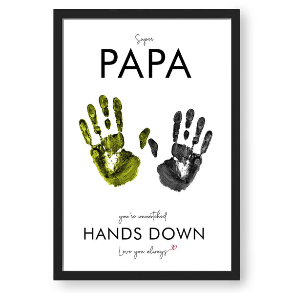 Personalized Hand Prints with a Message