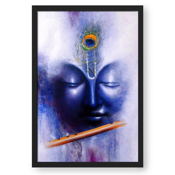 Krishna With Flute Portrait