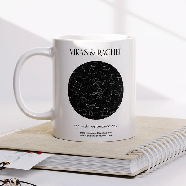 Starry Night Coffee Mug with Personalized Spotify Code - I