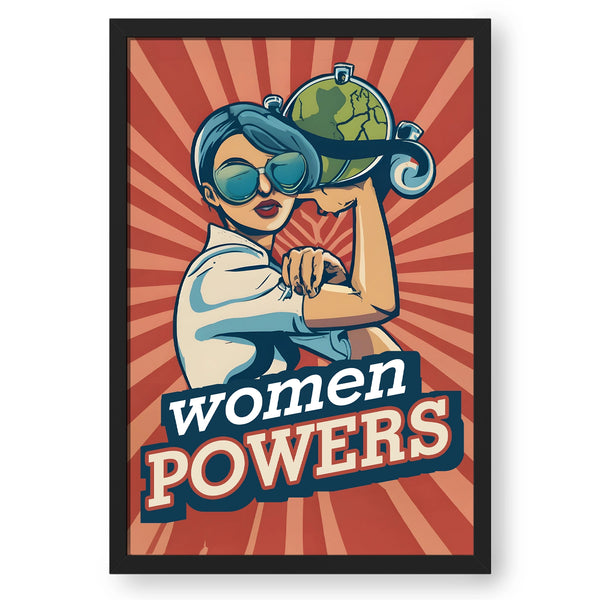 Women Powers Quote Artwork