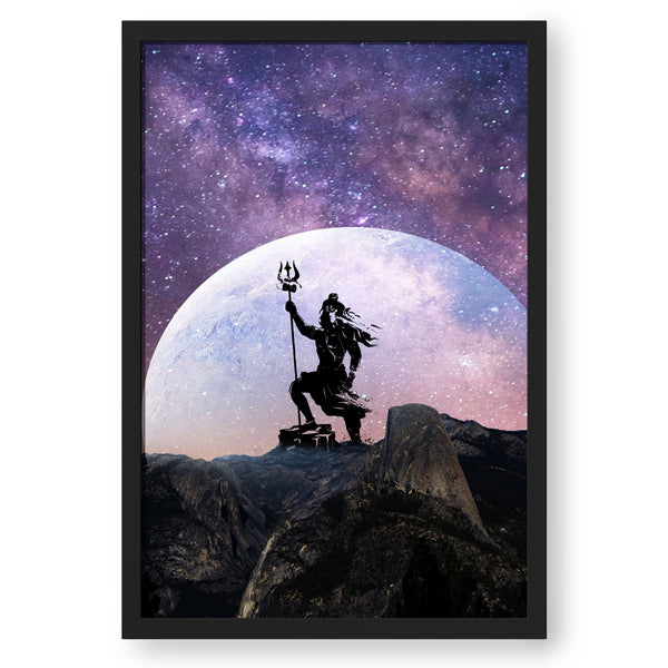 Shiva in Full Moon