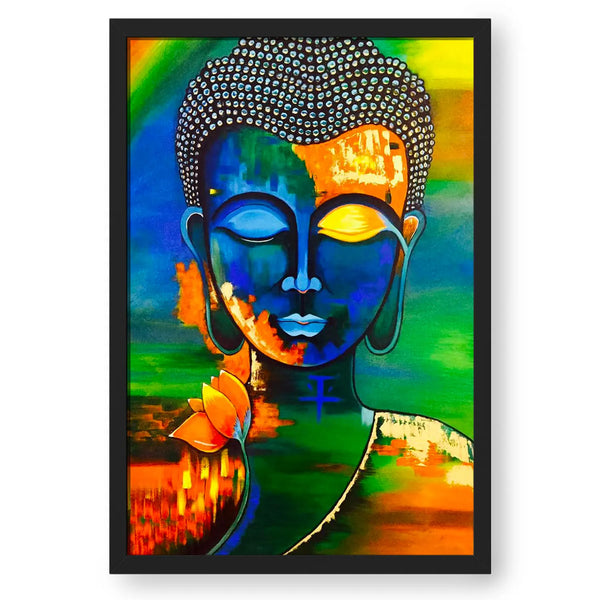 Colorful Face Buddha
