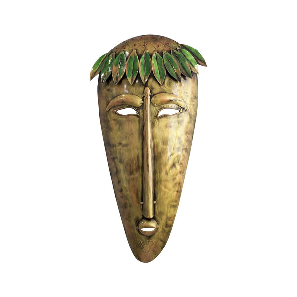 Handcraft Tribal Metal Male Face Mask