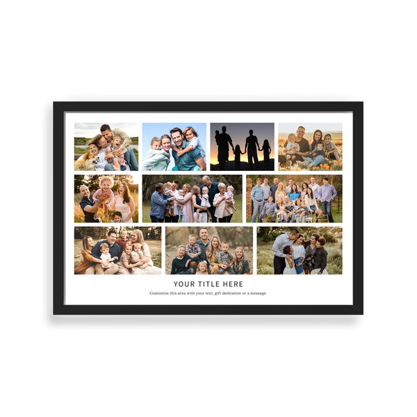Personalized Family Collage With Message