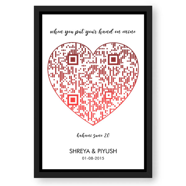 Personalized YouTube Plaque - Heart Shaped