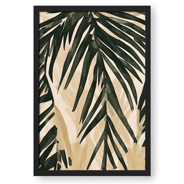 BOHO Inspired Palm Leaves in Freestyle Drawing
