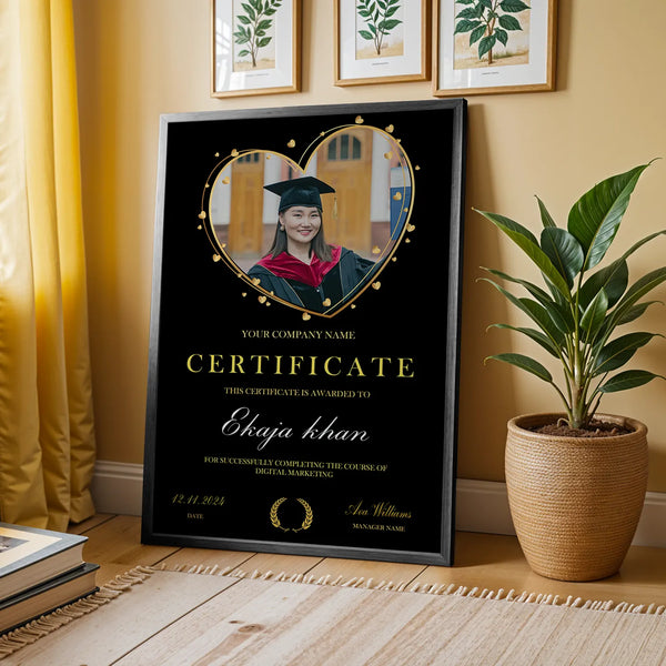 Customized Certificate of Course Completion