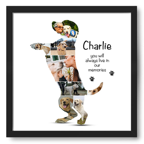 Pet Dog Customized Collage