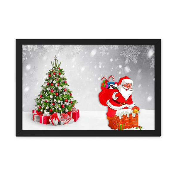 Santa's Festive Magic: Gifts and Christmas Tree