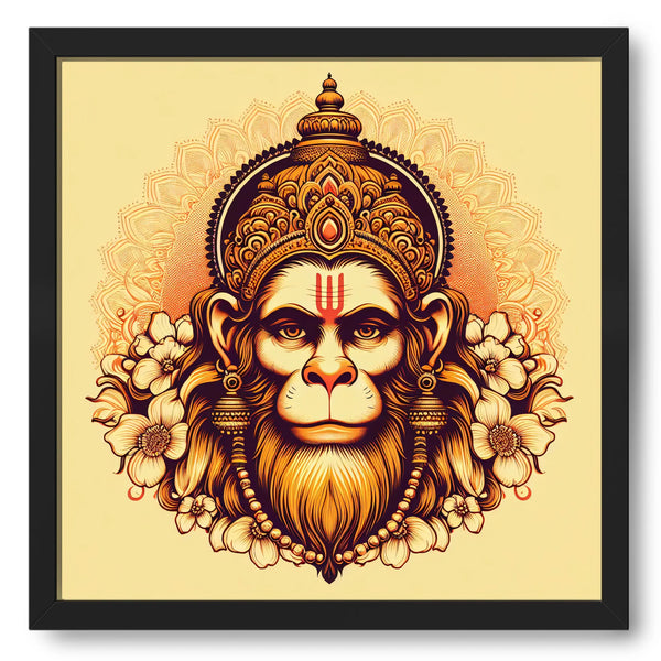 Divine Protector: Artistic Hanuman Portrait