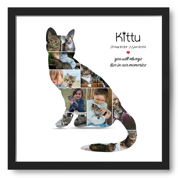 Cat Photo Collage Tribute