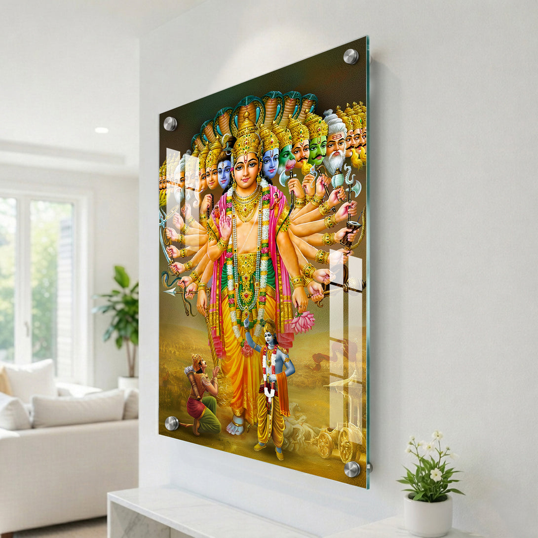 Shri Krishna Vishwaroop – Premium Acrylic Print – Ritwikas