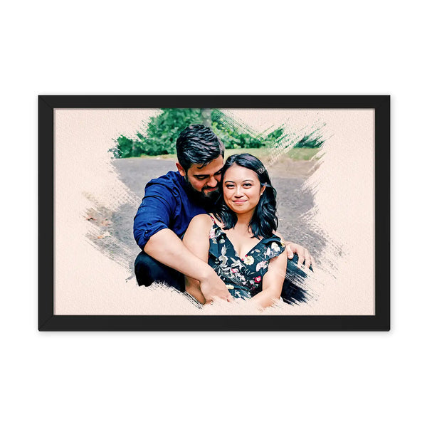 Custom Brushstroke Styled Print with Your Photo