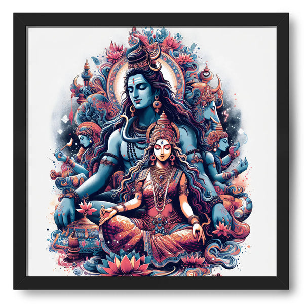 Lord Shiva and Parvati - Eternal Bond