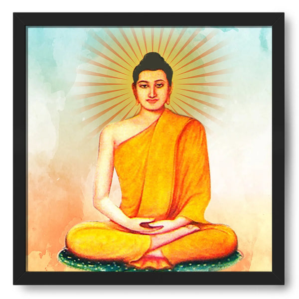 Bhagwan Buddha In Saffron