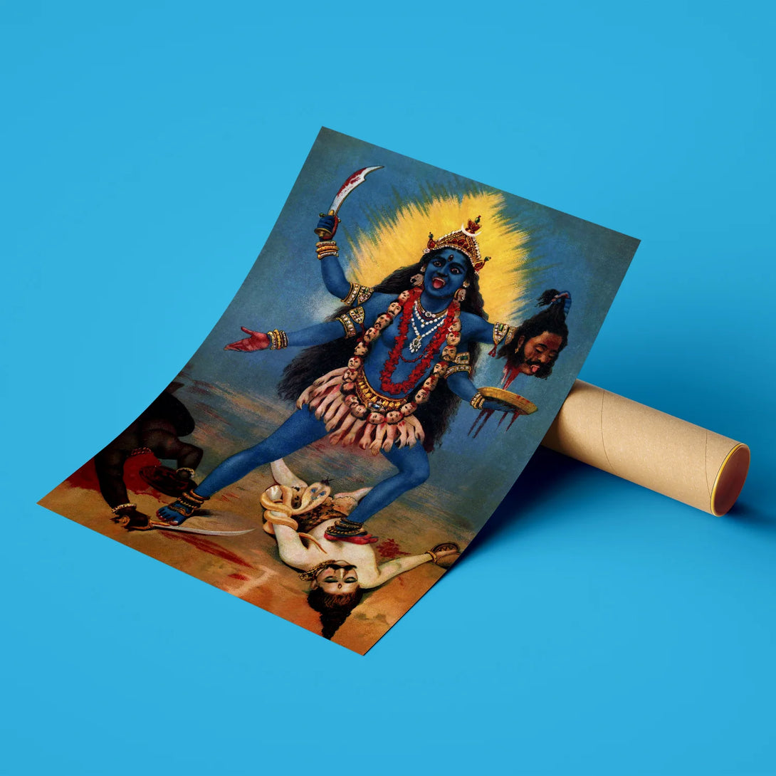 Kali Raja Ravi Raja Ravi Varma’s Kali – The Fierce Protector of Righteousness – Ritwikas
