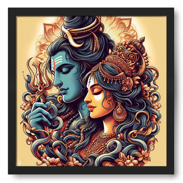 Eternal Love: Shiva and Parvati