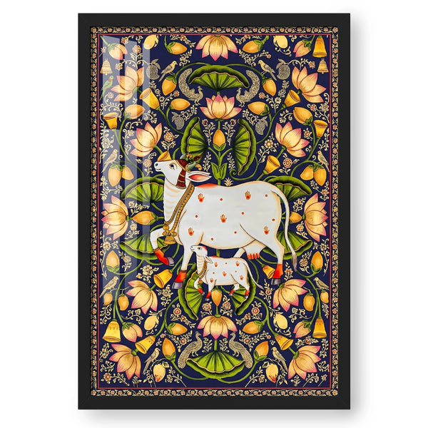 Kamdhenu Pichwai Artwork for Prosperity & Abundance
