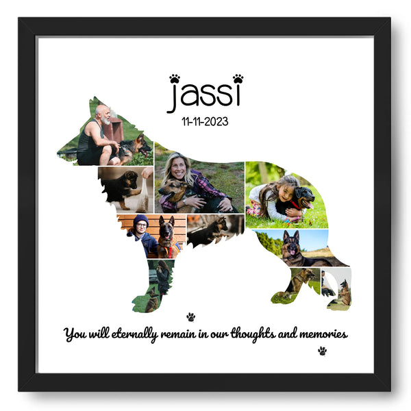 Customized Pet Love Memory Pictures Collage