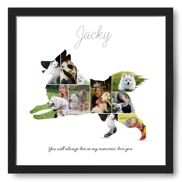 Customized Pet Dog Picture Collage