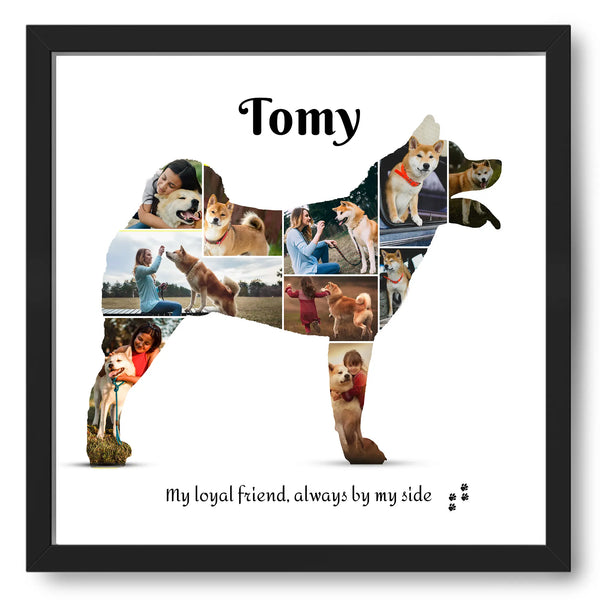 Personalized Pet Dog Picture Collage