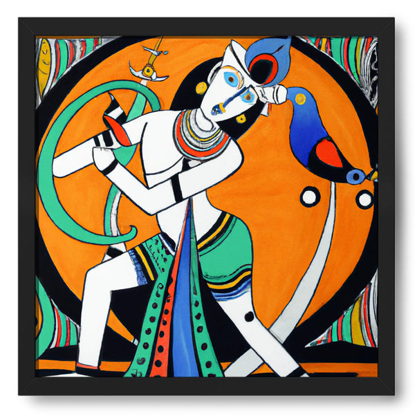 Jubilantly Dancing Krishna