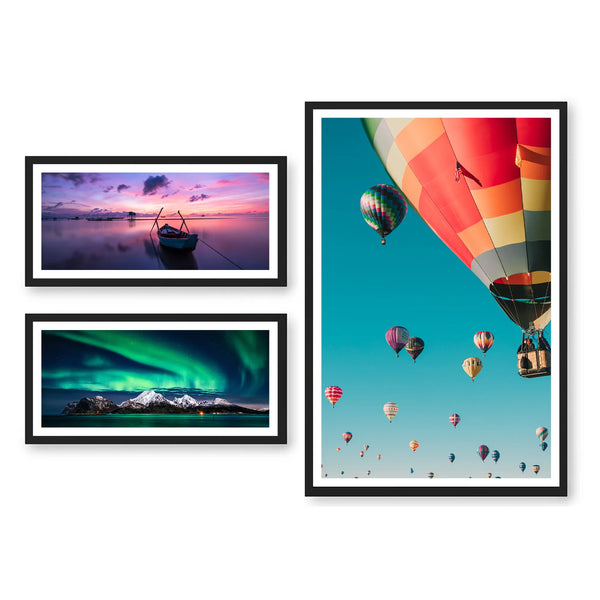 Personalized Photo Prints - Set of Three Frames