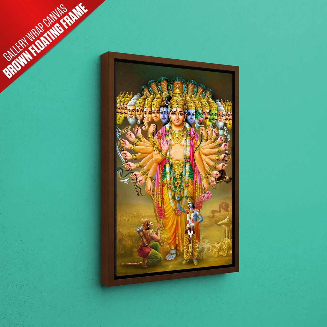 Divine Lord Krishna Virat Roop Spiritual Art - Bhagavad Gita – Ritwikas