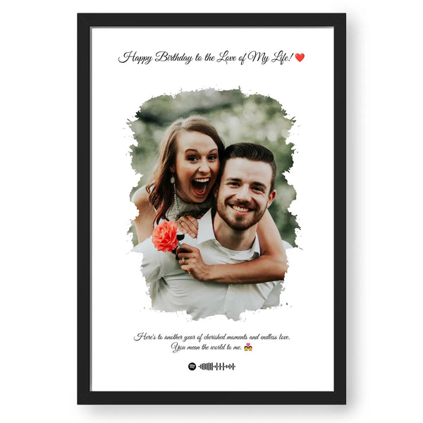 Personalized Modern Spotify Picture Frame