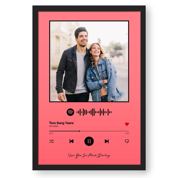 Spotify Music Plaque - Pink