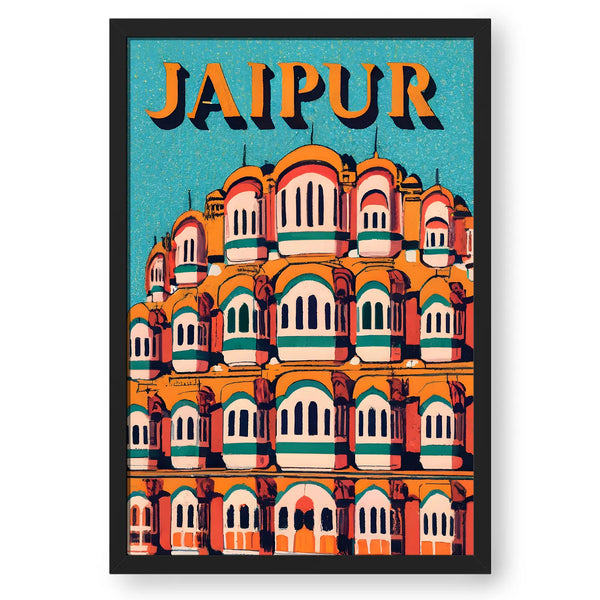 Artwork Of Jaipur Pink City Heritage - Hawa Mahal