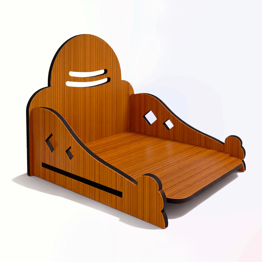 DIY Wooden Singhasan with Tripund Design – Ritwikas