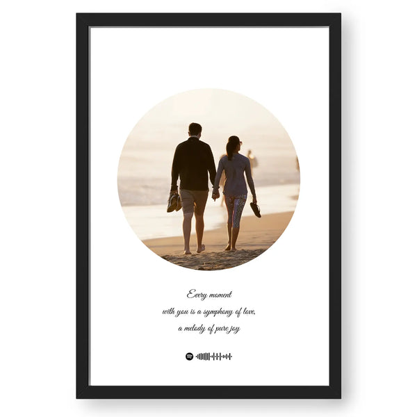 Circle Shape Style - Spotify Picture Frame