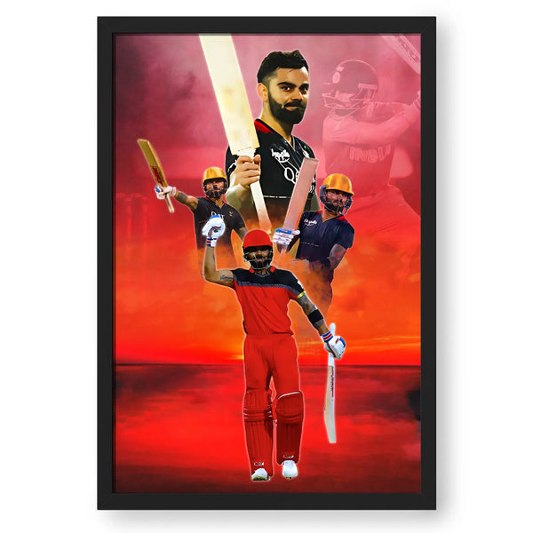 Virat Kohli Wall Art Frame