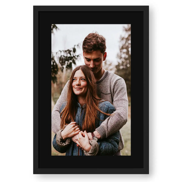 Personalized Black Outline Photo Frame