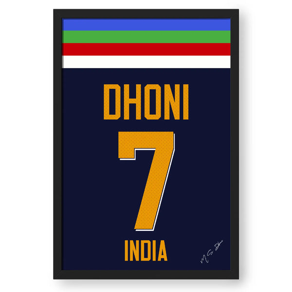 Indian Cricket Captain - MS Dhoni Jersey