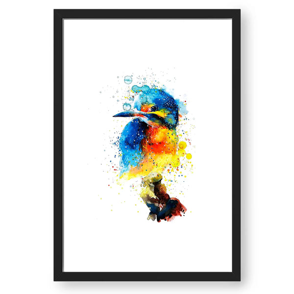 Colorful Sparrow Modern Art