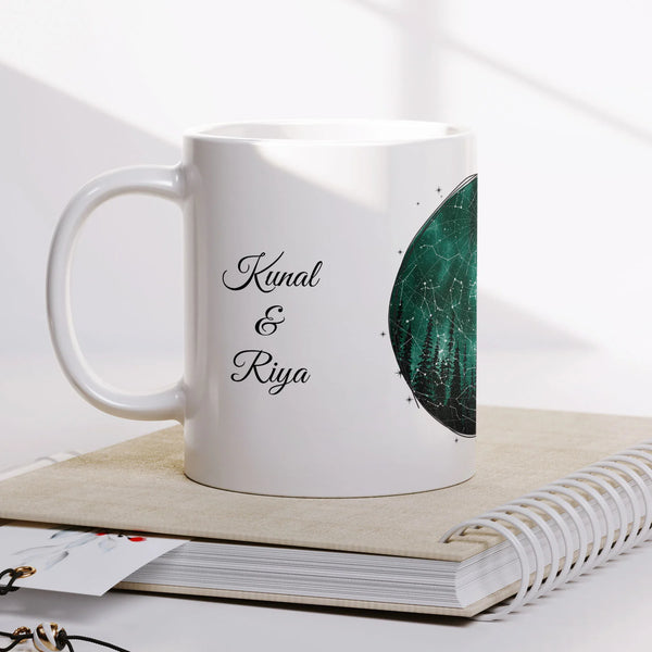 Starry Night Coffee Mug with Personalized Spotify Code - VI