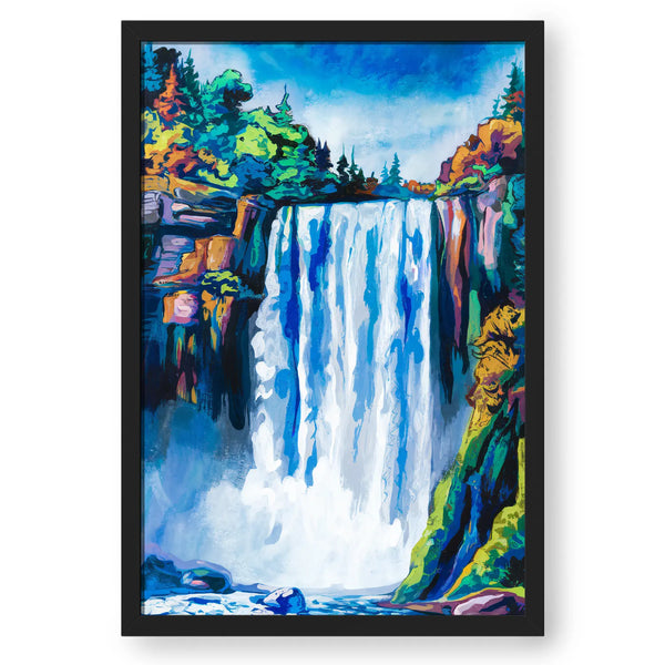 Majestic Cascade - Flow of Abundance Wall Art