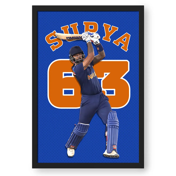 Wall Art Of Surya Kumar Yadav (SKY)